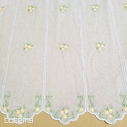 Zavjesa od vitraja ŽUTO CVIJEĆE