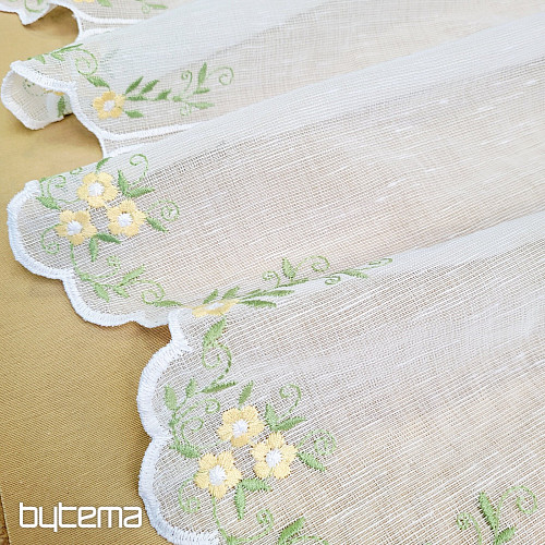 Zavjesa od vitraja ŽUTO CVIJEĆE