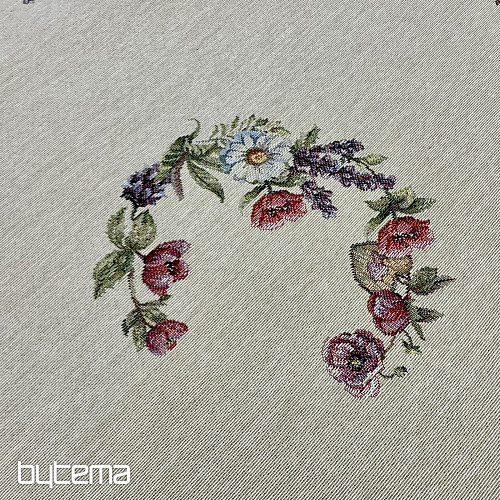 Tapiserijski stolnjak i šal KUĆICA ZA PTICE