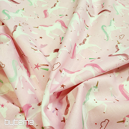 Pamučna tkanina ŠARENI JEDNOROZI