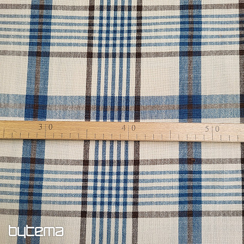 Dekorativna tkanina ANZOL PLAVA