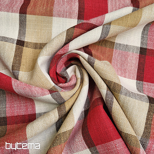 Dekorativna tkanina ATILA CRVENA