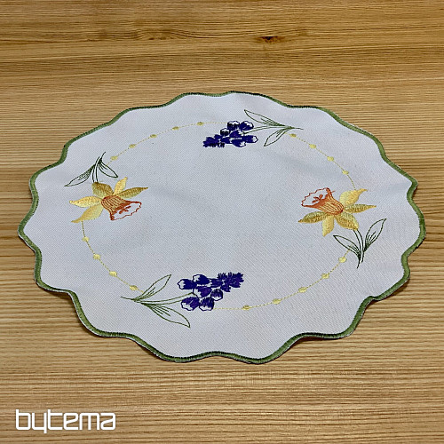 Vezeni stolnjak i šal NARCISSIS I SNJEŽNA KĆI