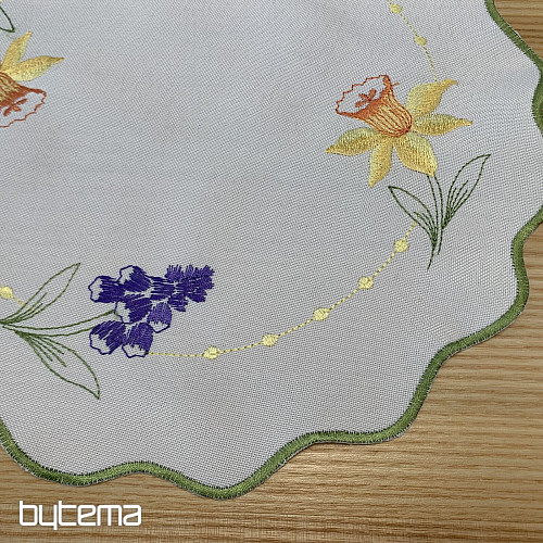 Vezeni stolnjak i šal NARCISSIS I SNJEŽNA KĆI