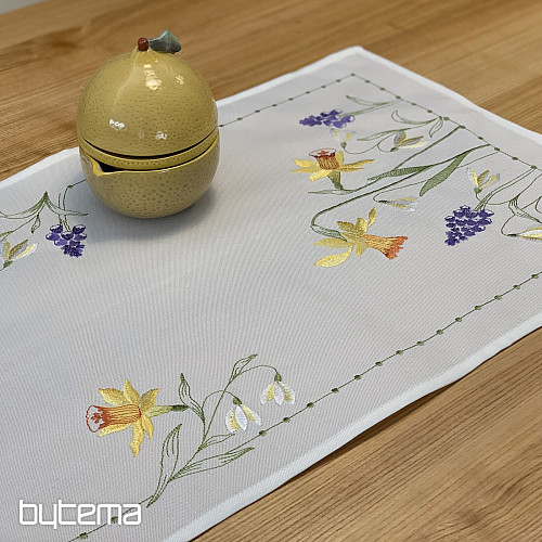 Vezeni stolnjak i šal NARCISSIS I SNJEŽNA KĆI