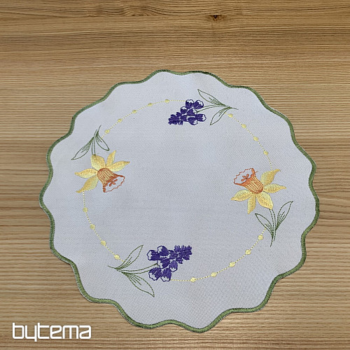 Vezeni stolnjak i šal NARCISSIS I SNJEŽNA KĆI