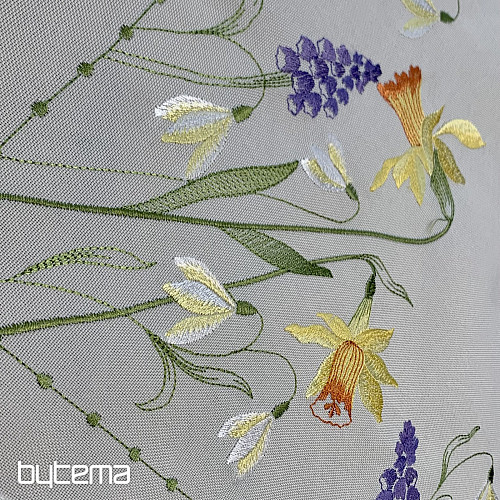 Vezeni stolnjak i šal NARCISSIS I SNJEŽNA KĆI