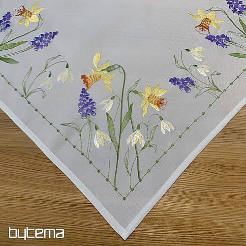 Vezeni stolnjak i šal NARCISSIS I SNJEŽNA KĆI