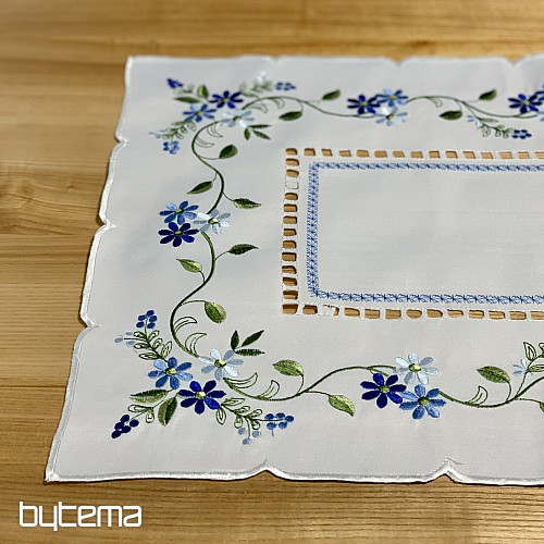 Vezeni stolnjak i šal ZABORAVLJENO CVIJEĆE