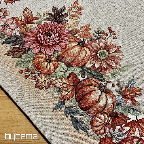 Tapiserijski stolnjak i šal GLJIVE U KOŠARICAMA