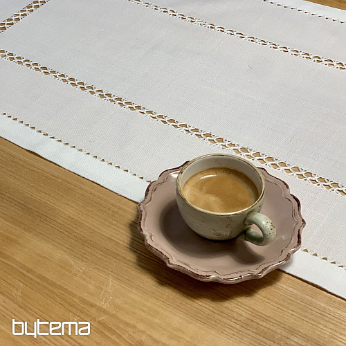 Stolnjak ČIPKA BIJELA RUŽA