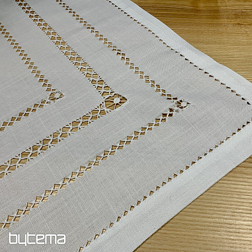 Stolnjak ČIPKA BIJELA RUŽA