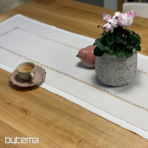 Stolnjak ČIPKA BIJELA RUŽA