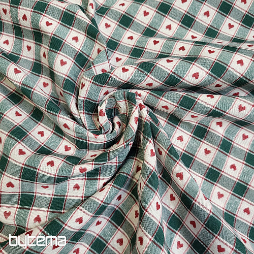 Dekorativna tkanina MAXI CORET zelena