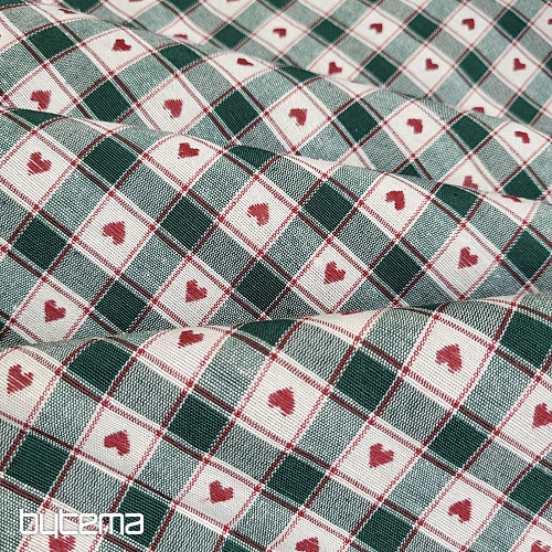 Dekorativna tkanina MAXI CORET zelena