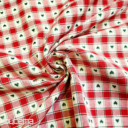 Dekorativna tkanina MAXI CORET crvena