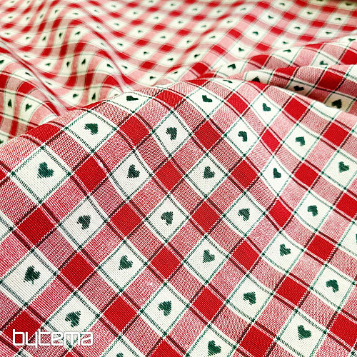 Dekorativna tkanina MAXI CORET crvena