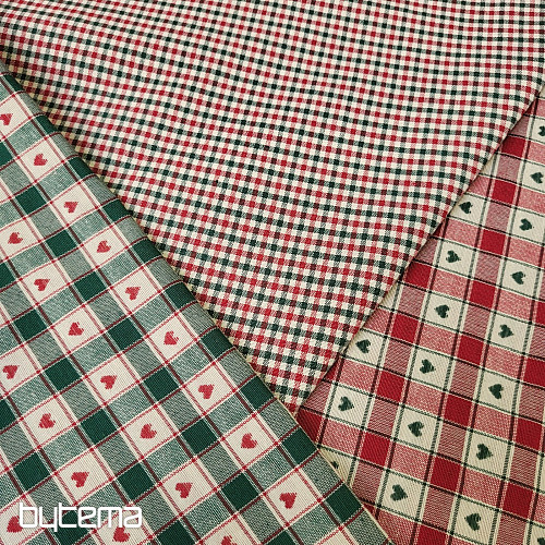 Dekorativna tkanina MAXI CORET crvena