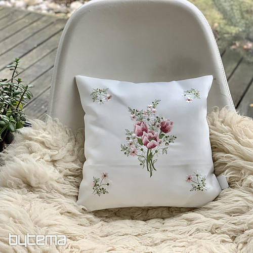 Vezeni ukrasni navlaka BUKET S TULIPANIMA