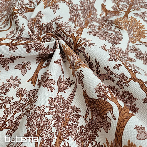 Pamučna tkanina CHEPART AND TREES