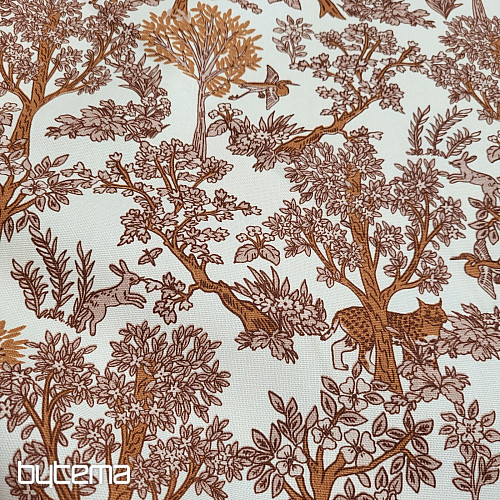 Pamučna tkanina CHEPART AND TREES