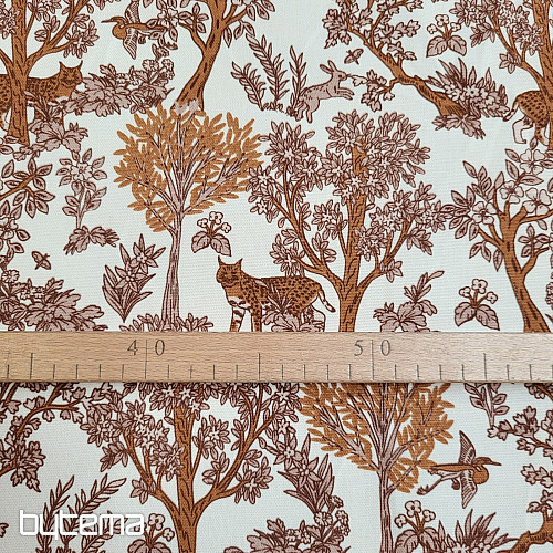 Pamučna tkanina CHEPART AND TREES