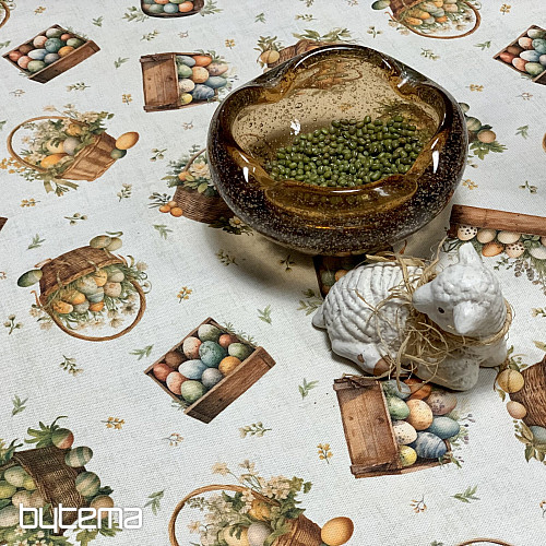 Uskrsni stolnjak i šal ŠARENA JAJA