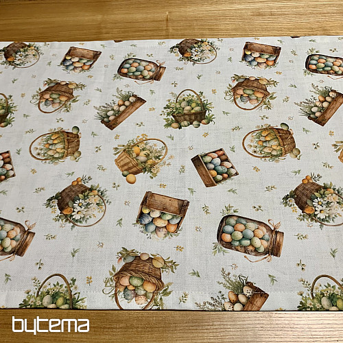 Uskrsni stolnjak i šal ŠARENA JAJA