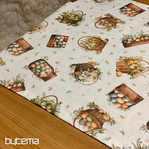 Uskrsni stolnjak i šal ŠARENA JAJA