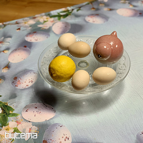 Stolnjak i šal USKRS s cvijećem