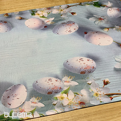 Stolnjak i šal USKRS s cvijećem