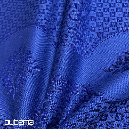 Stolnjak DAMASK tamnoplavi 130 x 230