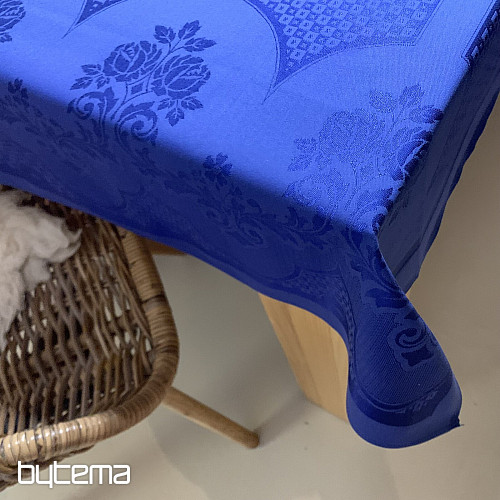 Stolnjak DAMASK tamnoplavi 130 x 230