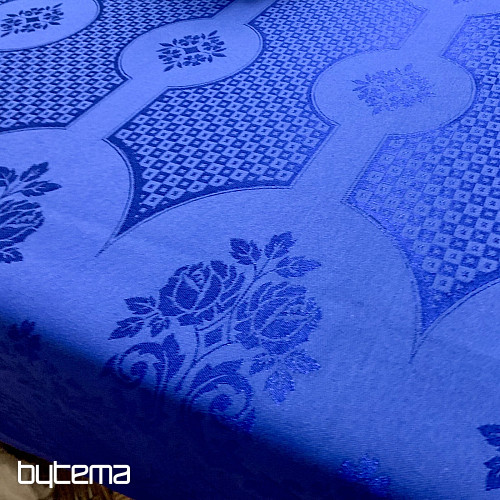 Stolnjak DAMASK tamnoplavi 130 x 230