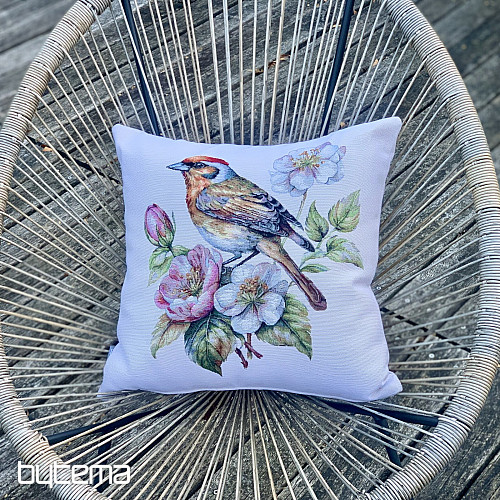 Tapiserijska jastučnica ČEŠLJUGAR NA JABUCI