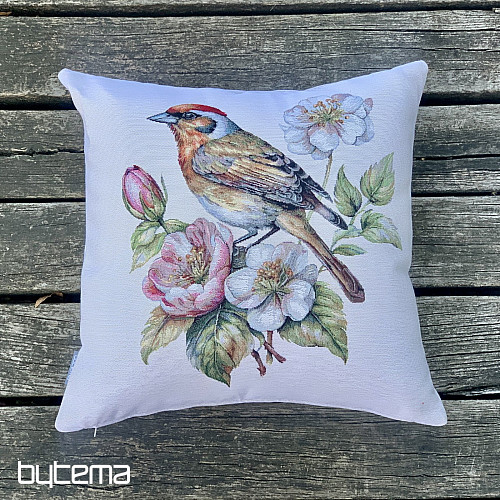 Tapiserijska jastučnica ČEŠLJUGAR NA JABUCI