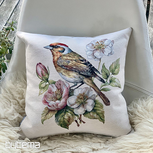 Tapiserijska jastučnica ČEŠLJUGAR NA JABUCI