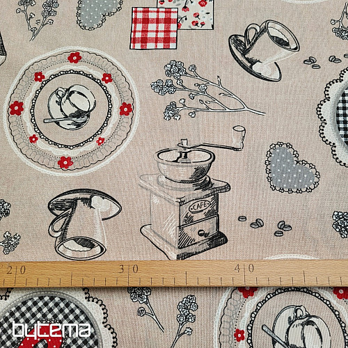 Dekorativna tkanina MIRIS KAVE