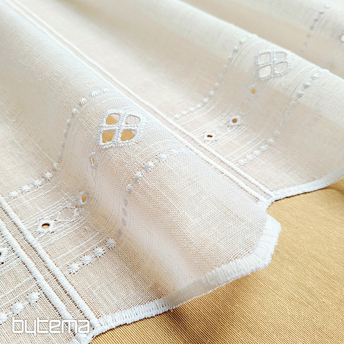 Zavjesa za vitraž GERSTER 11884 bijela