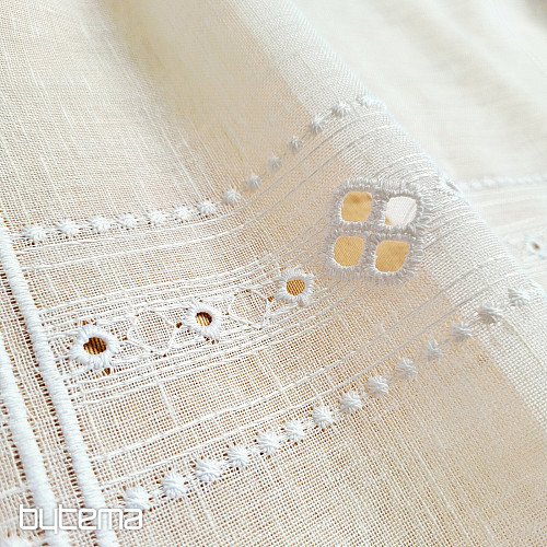 Zavjesa za vitraž GERSTER 11884 bijela