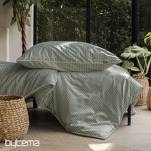 IRISETTE luksuzni pamučni saten TOKIO 8607-30 zelena