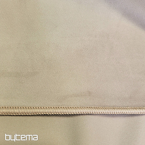 Luksuzna jednobojna dizajnerska dekorativna tkanina GERSTER 77042/0023 svijetlo bež