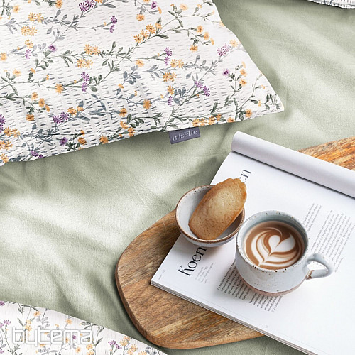 IRISETTE luksuzni mekani krep EASY 8665-40 Žuto cvijeće