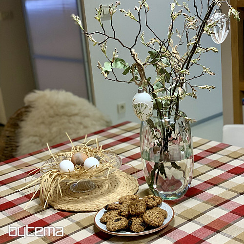 Stolnjak i šal ATILA CRVENI