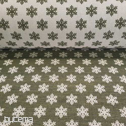 Luksuzna dekorativna tkanina FLAKES BROWN