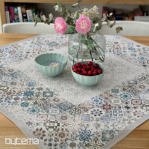Tapiserijski stolnjak i šal VINTAGE MOSAIC