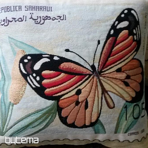 Ukrasna navlaka za jastuk POST STAMP LEPTIR