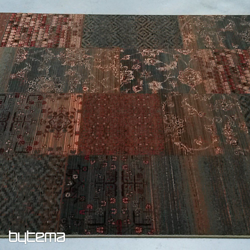 Luksuzni vuneni tepisi ROYAL PATCHWORK zeleni