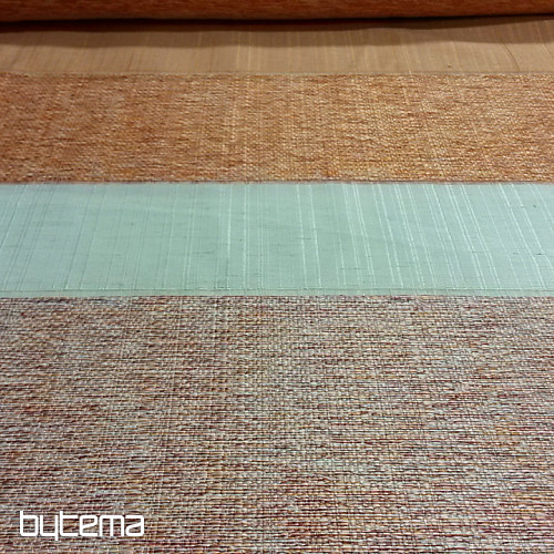 Dekorativna tkanina STRIPES narančasto-crvena