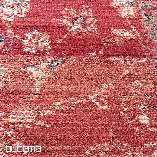 Luksuzna vunena trkačica ROYAL PATCHWORK crvena